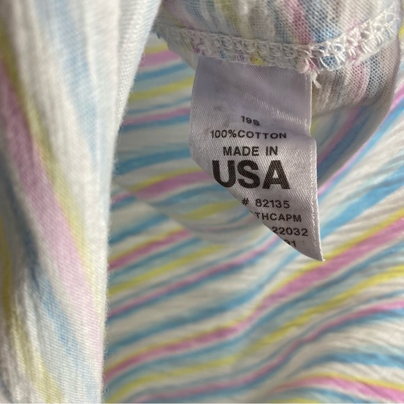 Fresh Produce Promenade Multicolor Stripe Catalina Top - Picture 5 of 6